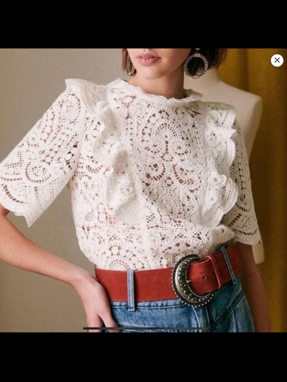 Sezane Paulleta Blouse. 36 - Picture 2 of 12